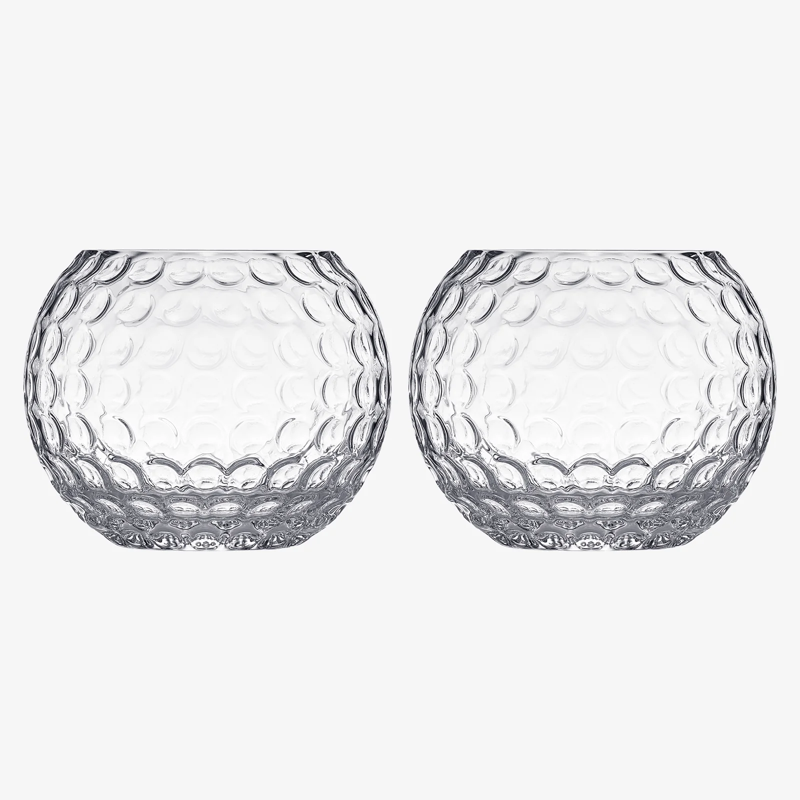 Golf Whiskey Glasses | 15 OZ Golf Ball Shaped - Keen Glass Solutions