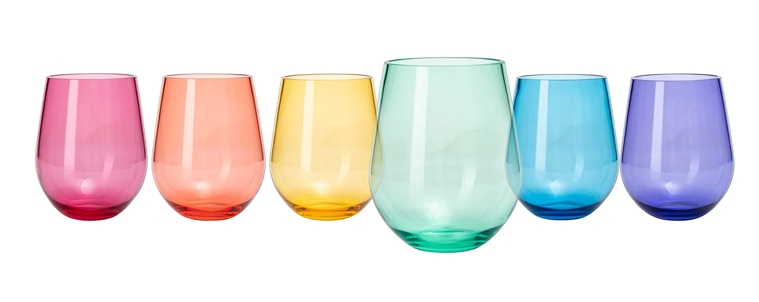 European Style Crystal, Stemmed Wine Glasses | Set of 6 | 15oz - Keen Glass Solutions