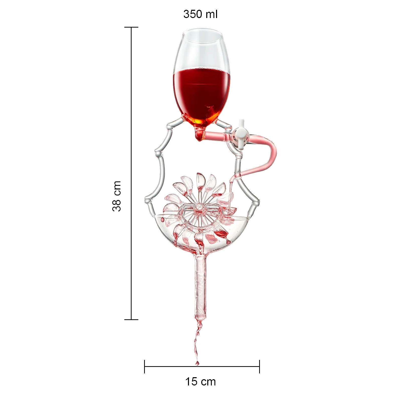 Wine Glass Wheel Decanting & Aerator Set - Keen Glass Solutions