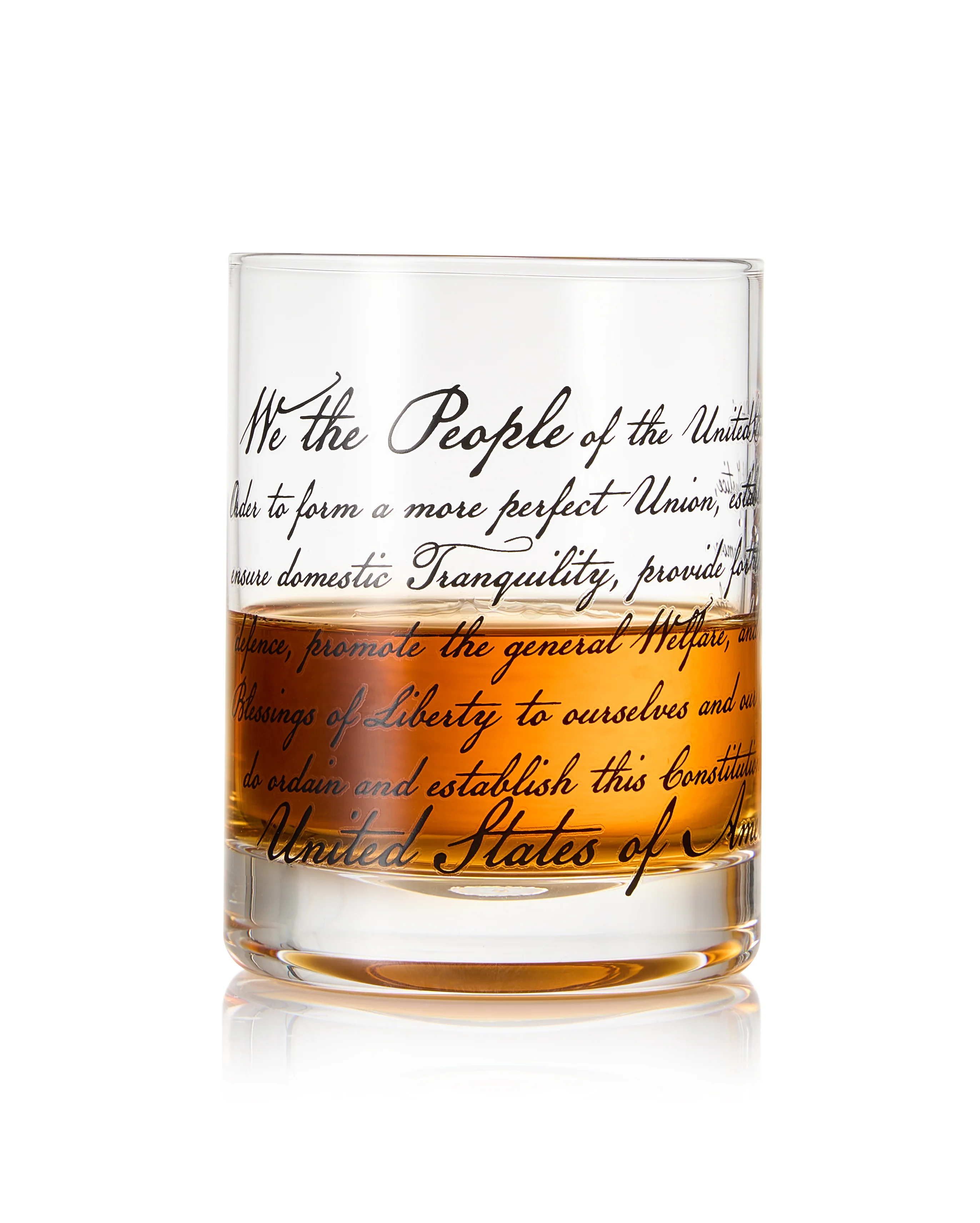 Whiskey Glasses – United States Constitution - Keen Glass Solutions