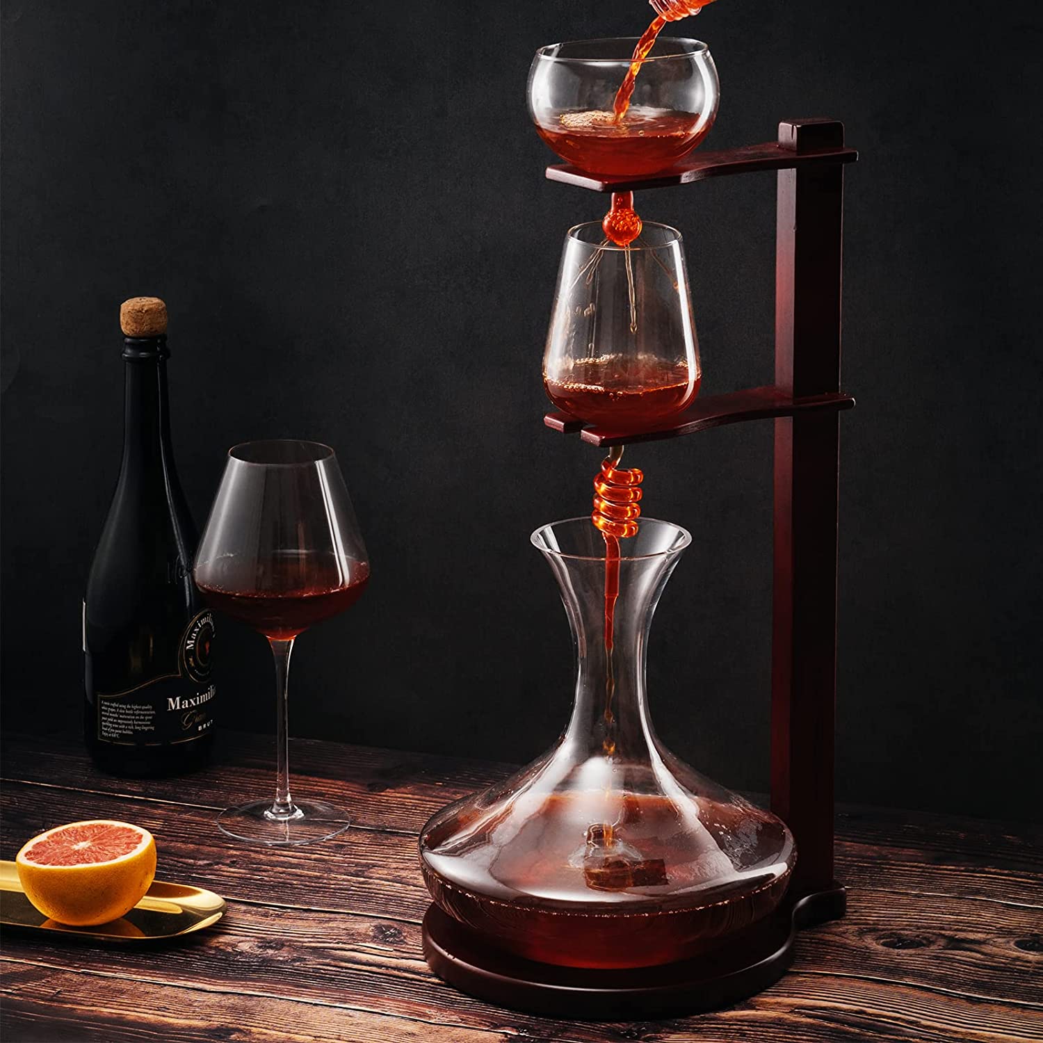 Wine Tower Decanting & Aerator Set - Keen Glass Solutions