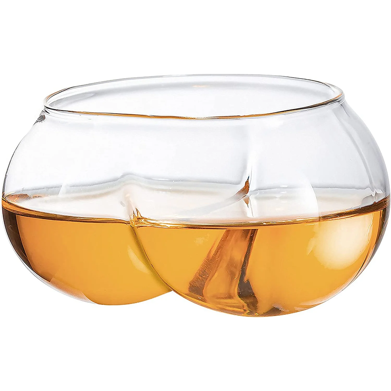 Deez Nuts Drinking Wine & Whiskey Glasses - 2 Set - Keen Glass Solutions