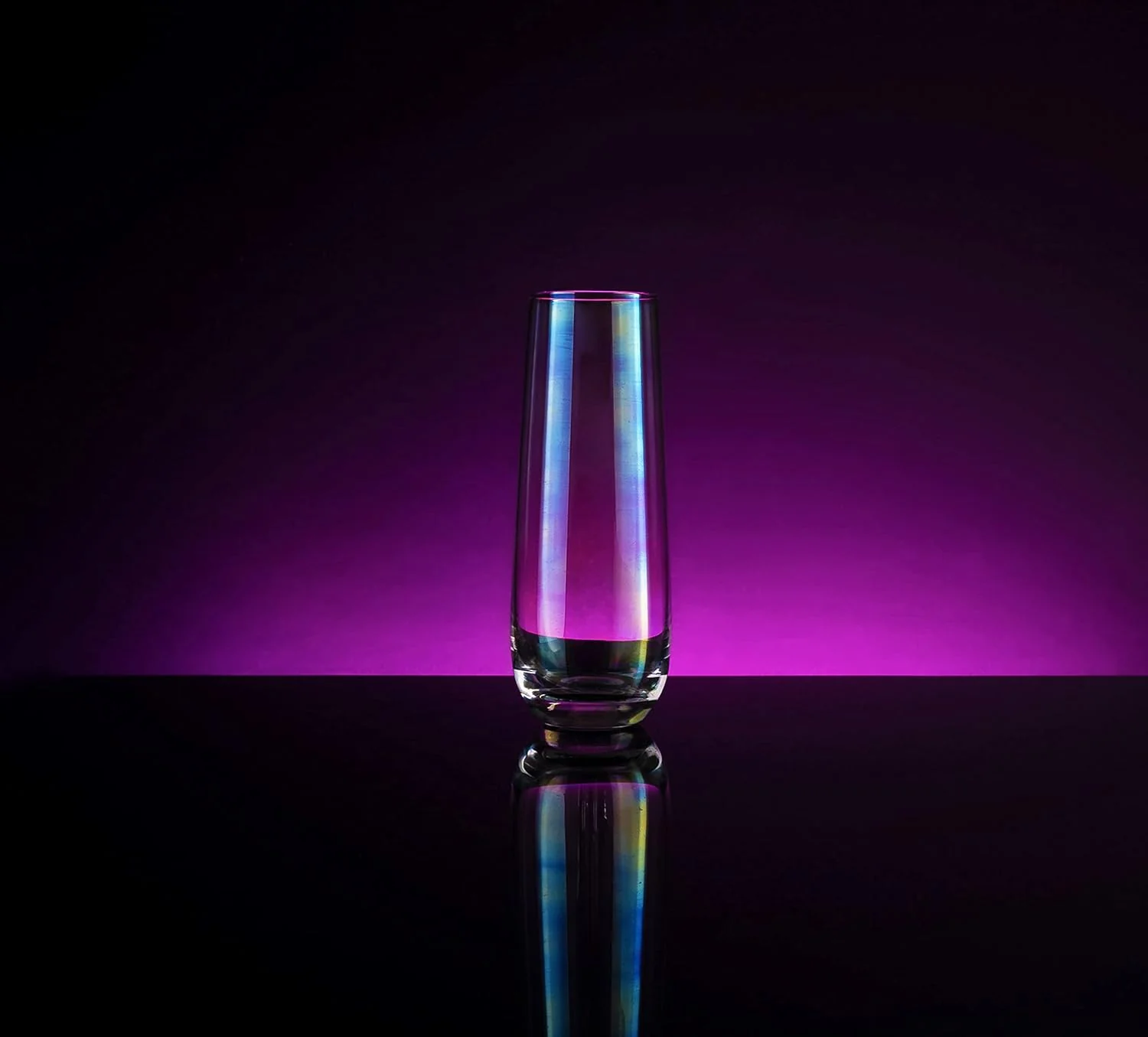 Iridescent Luster Pearl Radiance Set of 4 Wine Glasses 10oz - Keen Glass Solutions