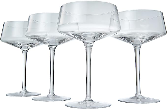 Luxury Martini Glass Set of 4 | 10oz - Keen Glass Solutions
