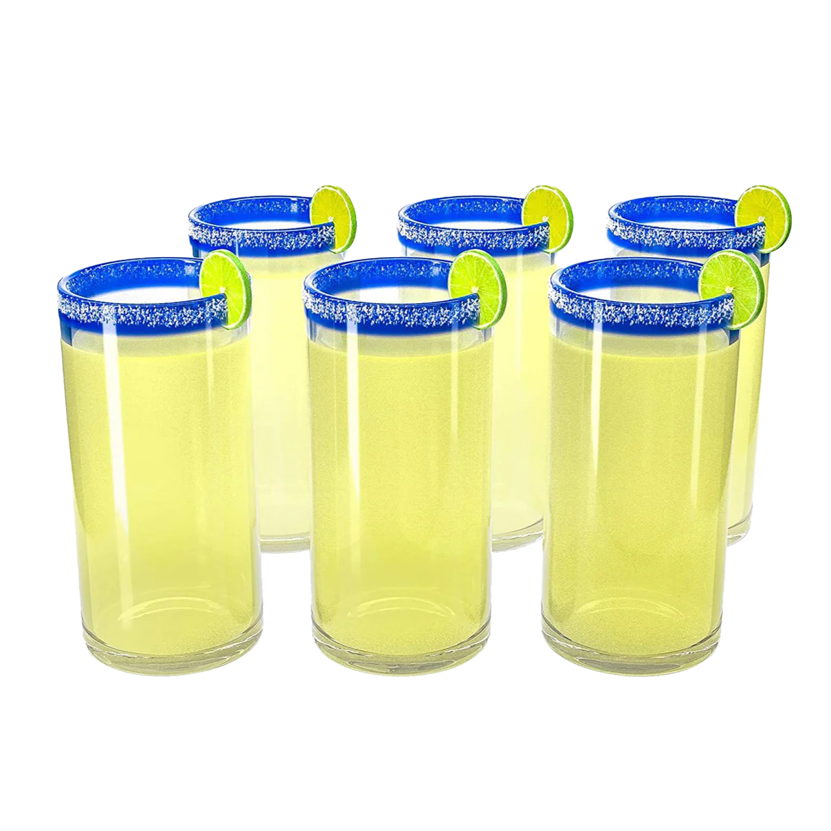 Hand Blown Mexican Drinking Glasses – Set of 6 (Cobalt) - Keen Glass Solutions
