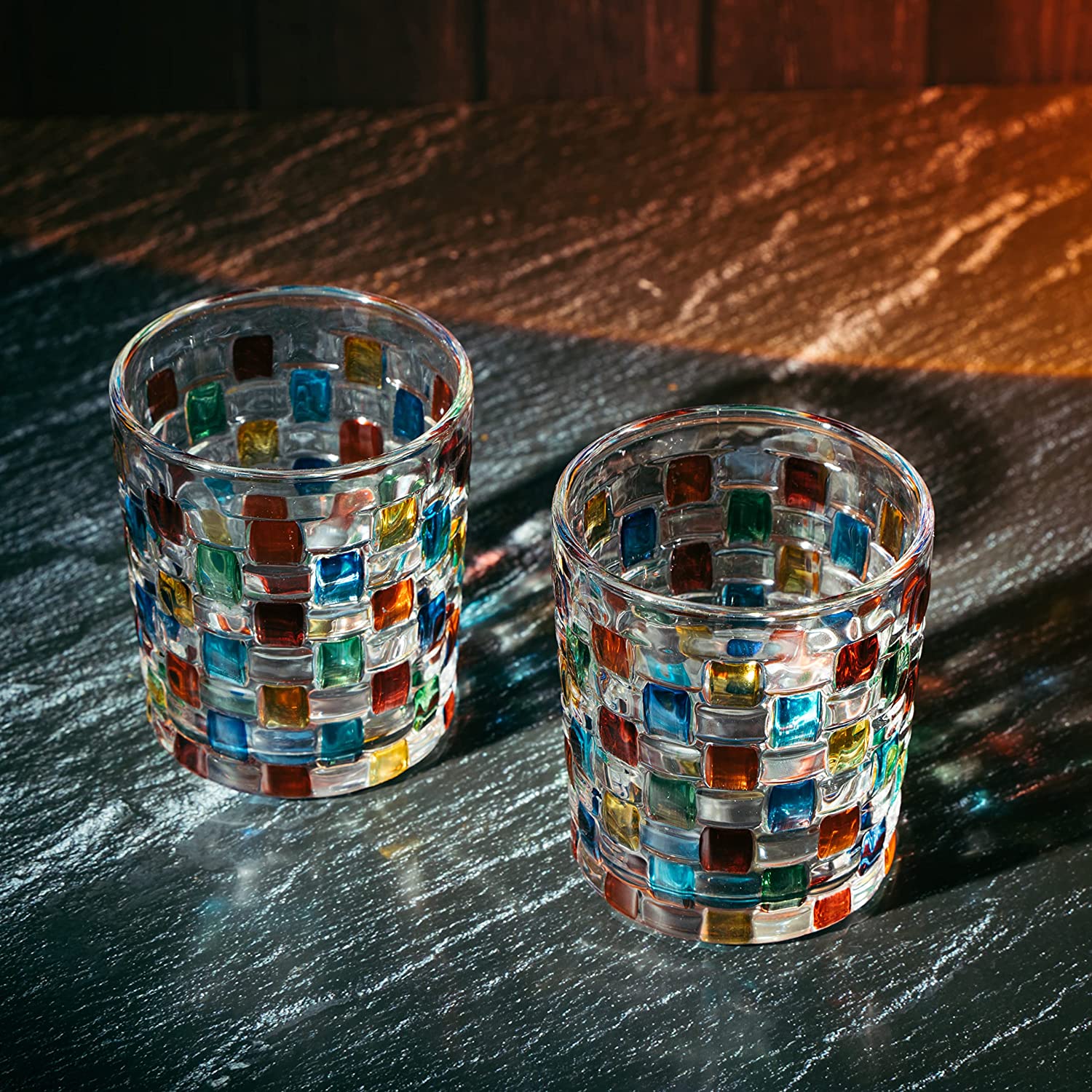 The Wine Savant Artisanal Hand Painted Stained Glass - Keen Glass Solutions
