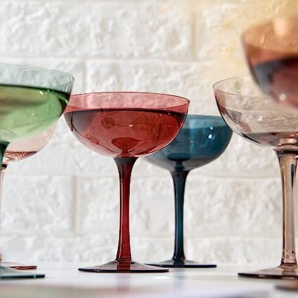 Cocktail & Champagne Coupe Glasses Coupe Cocktail Glasses 7 oz | Set of 6 - Keen Glass Solutions
