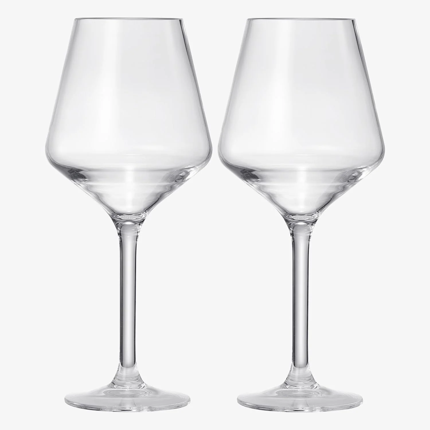 Unbreakable Stemmed Wine Glasses, Tritan Acrylic | Set of 6, (18oz) - Keen Glass Solutions