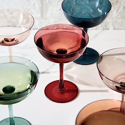 Cocktail & Champagne Coupe Glasses Coupe Cocktail Glasses 7 oz | Set of 6 - Keen Glass Solutions