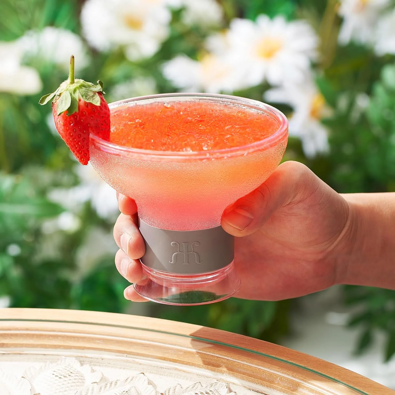 Frozen Margarita & Cocktail Chiller Glasses | Set of 4 - Keen Glass Solutions