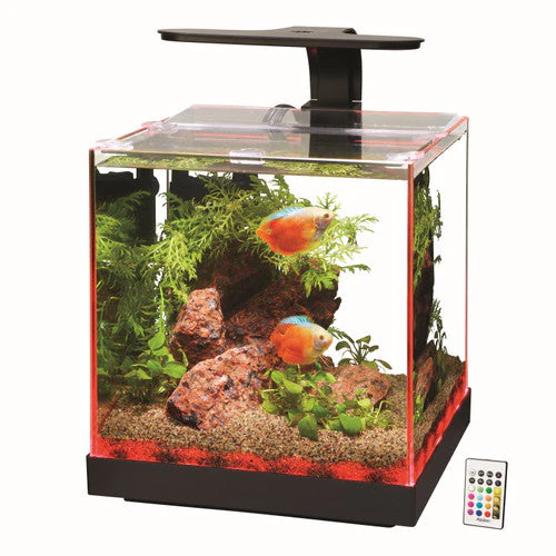 Aqueon Edgelit Rimless Cube Glass Aquariums Size 3 - Keen Glass Solutions