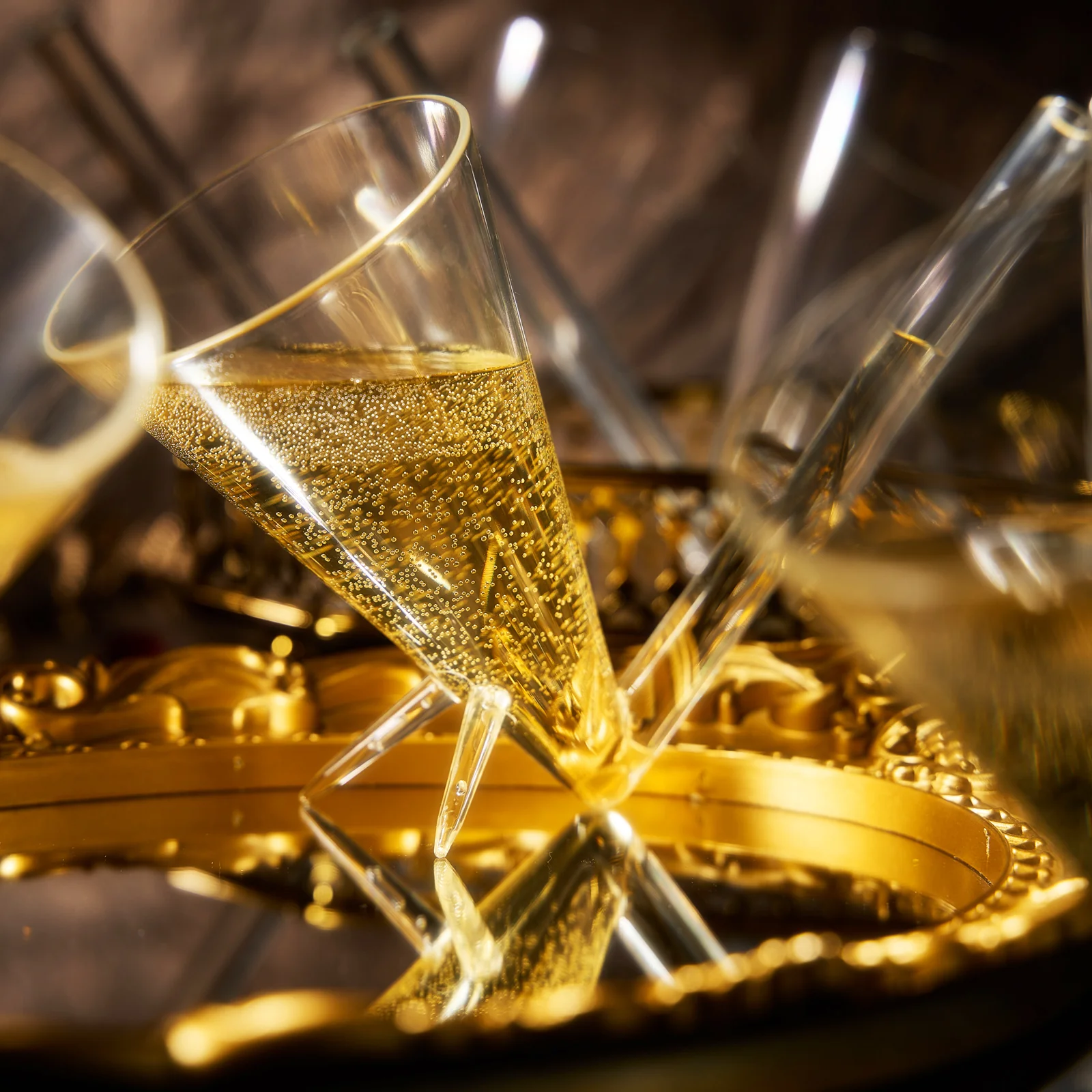 Champagne Shooter, Champagne Flutes Glasses - Keen Glass Solutions