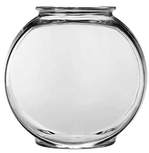 Anchor Hocking Classic Glass Drum Fish Bowl Clear 1 gal - Keen Glass Solutions