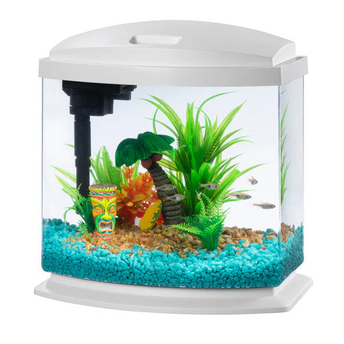 Aqueon LED MiniBow? Kit with SmartClean? Technology White 2.5 Gallon - Keen Glass Solutions