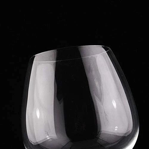 Crystal Wine Glasses Diamond Filled Stem, Large 18 Ounces - Keen Glass Solutions