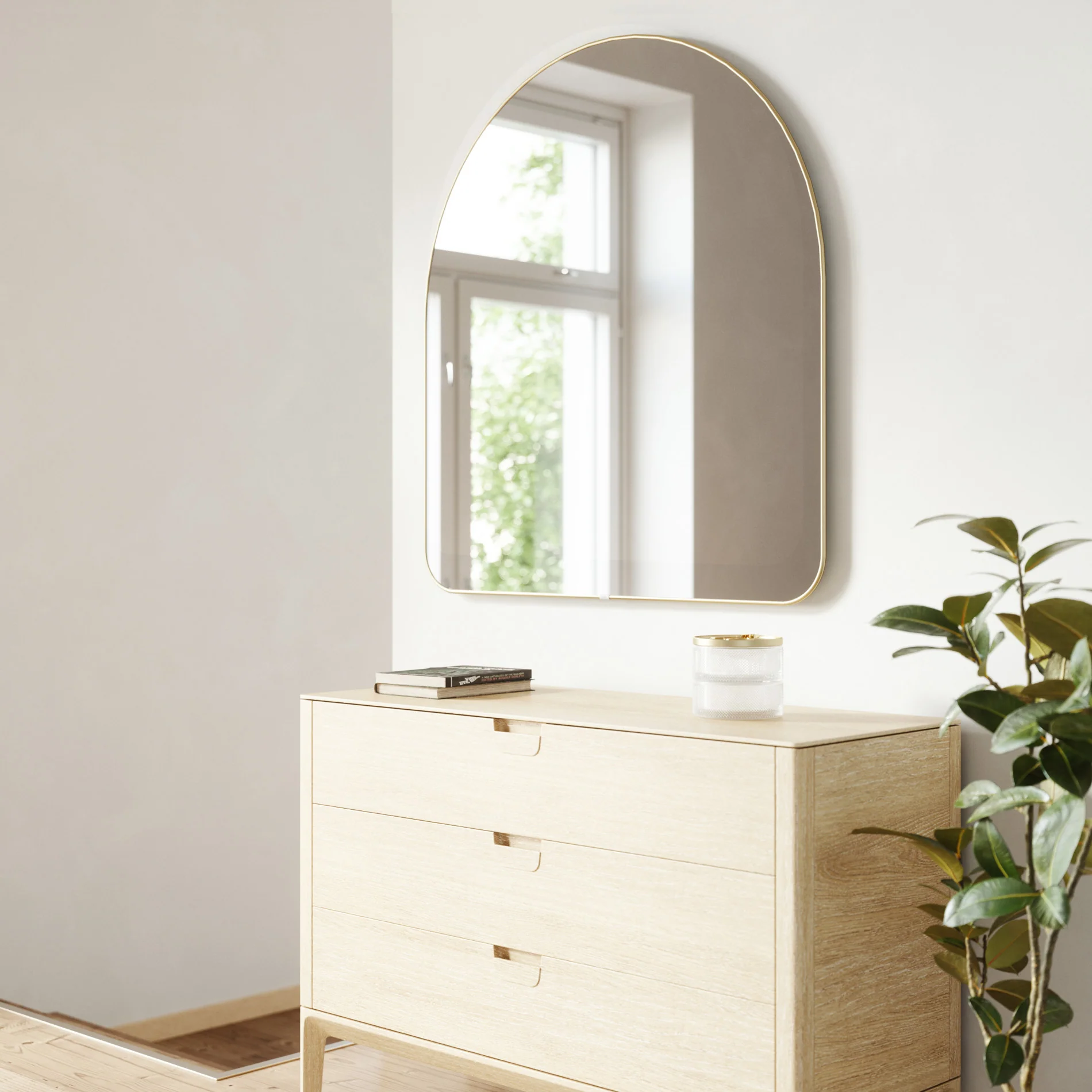 Hubba Arched Wall Mirror - Keen Glass Solutions
