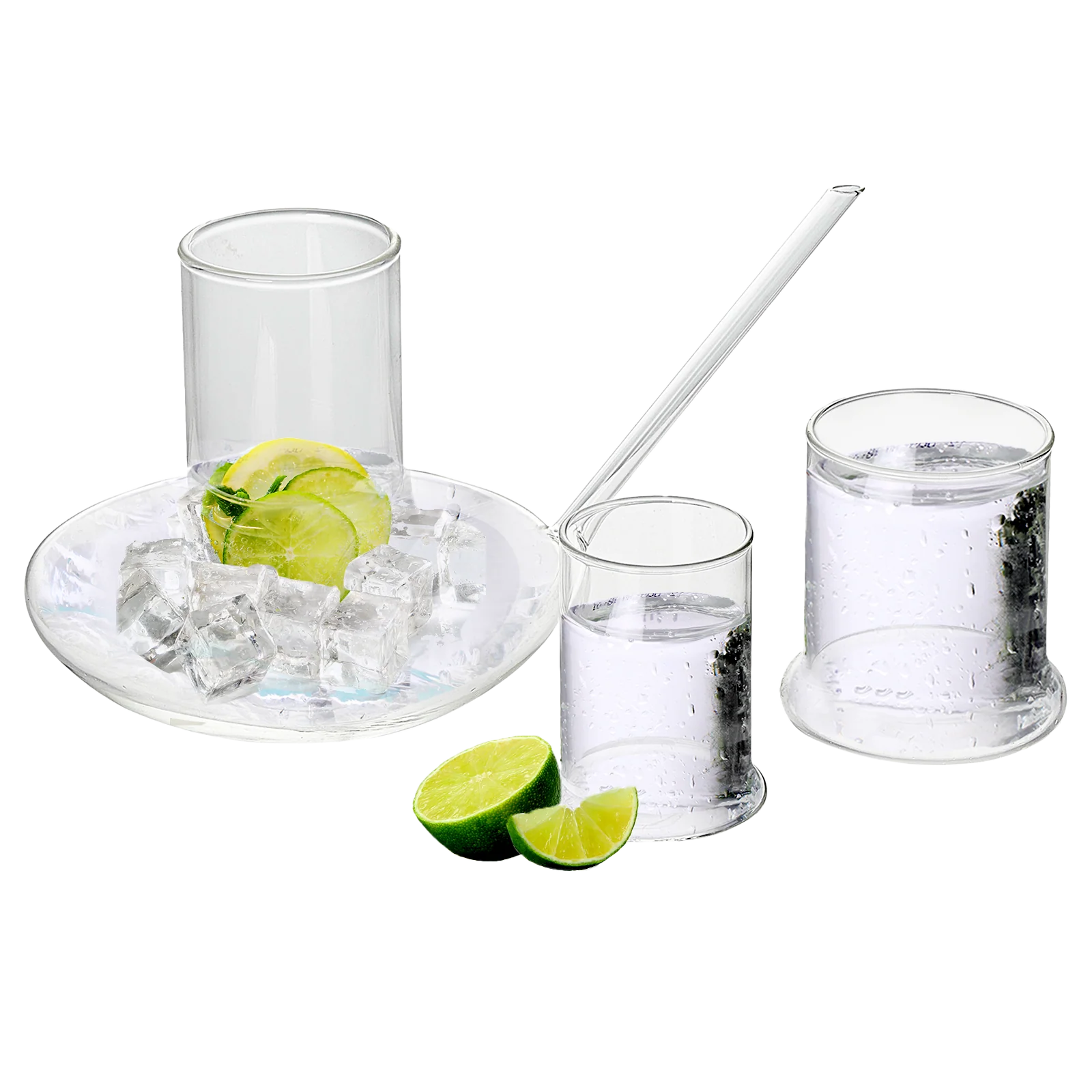 Genie Lamp Stackable Water Carafe & Glasses Set - 1000 ML - Keen Glass Solutions