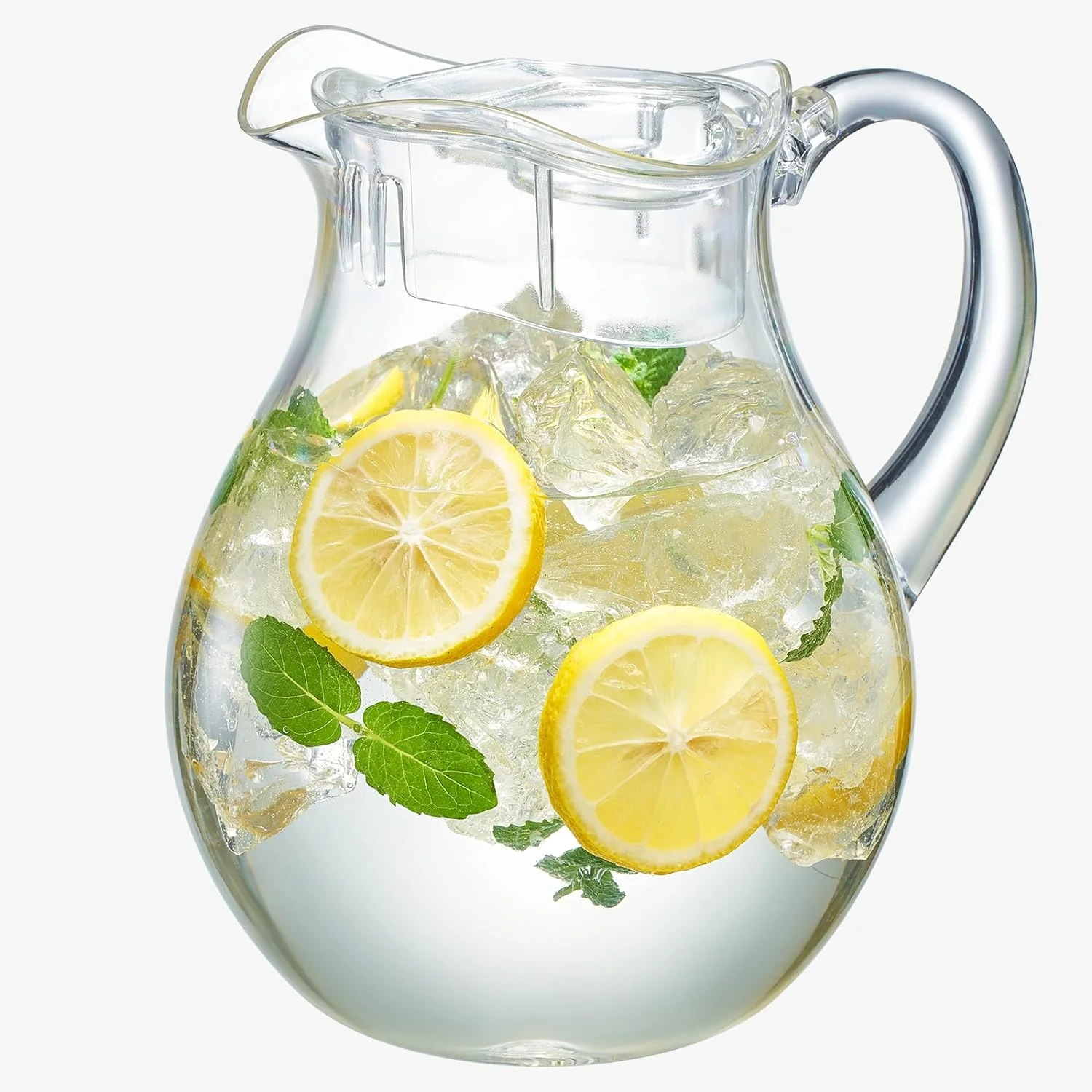 Unbreakable Acrylic Beverage Pitcher with Lid (72 oz) - Keen Glass Solutions
