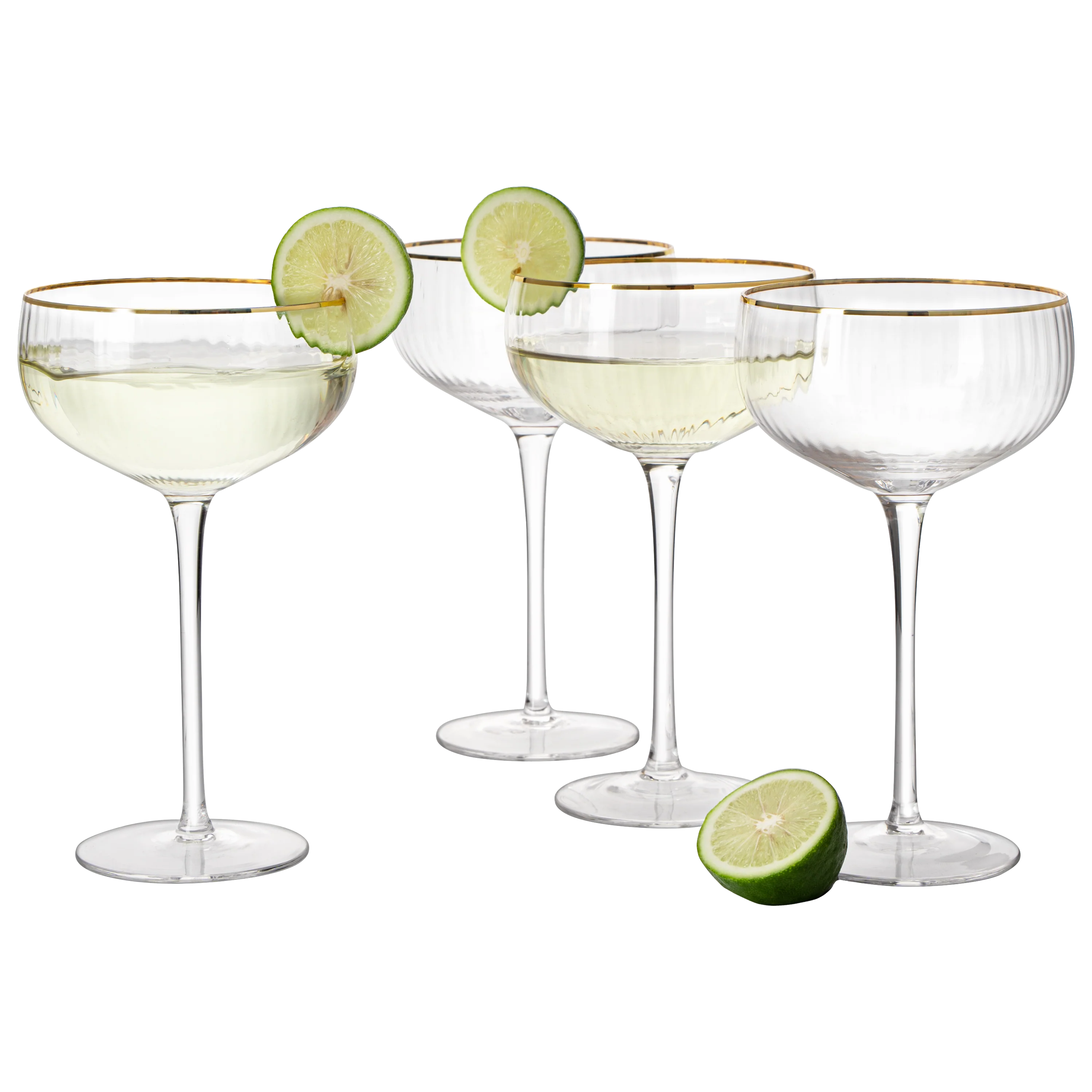 Coupe Cocktail Glasses 7 oz, Set of 4 Classic - Keen Glass Solutions
