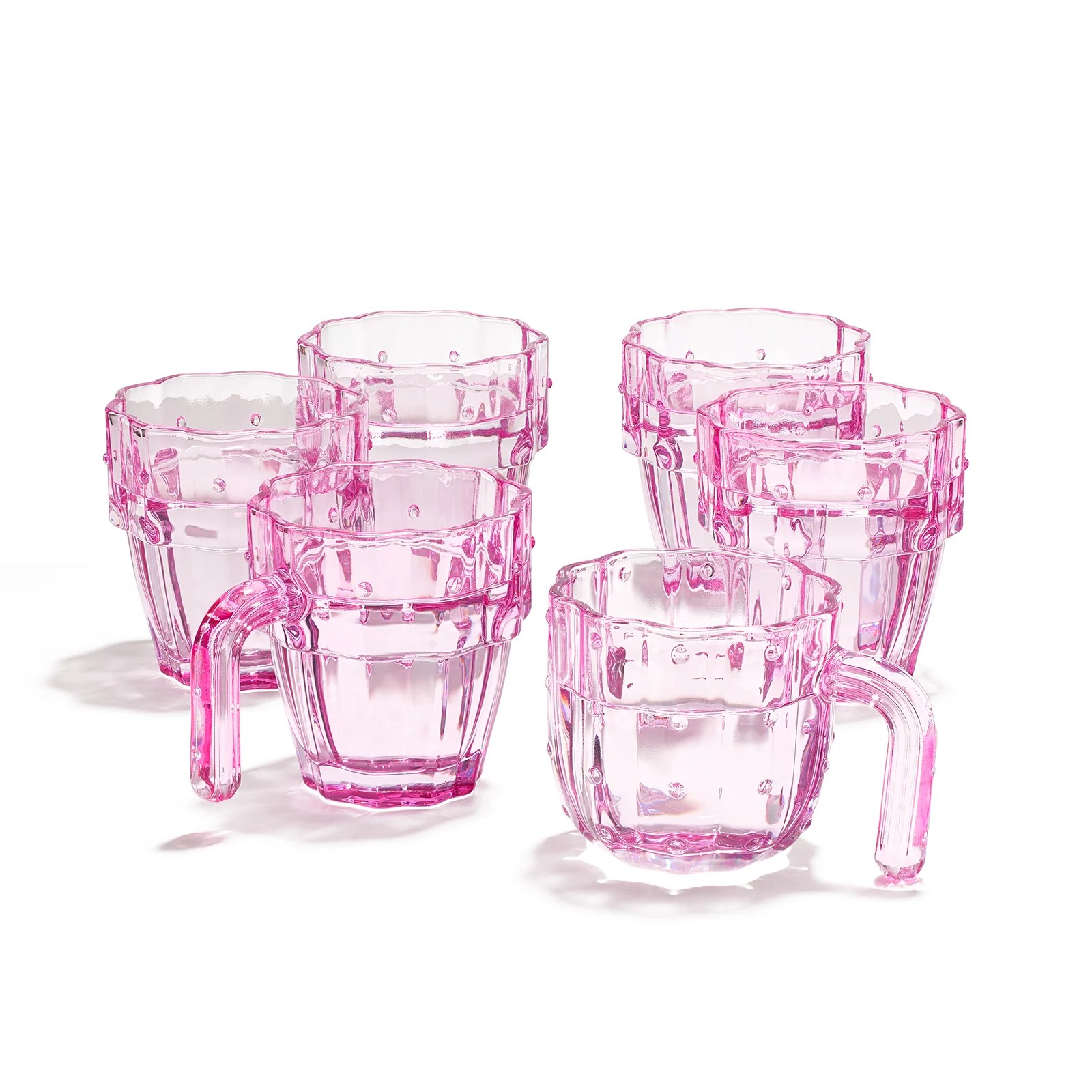 Cactus Stackable Glasses, Stacktus Gifts, Set of 6-10 oz - Keen Glass Solutions
