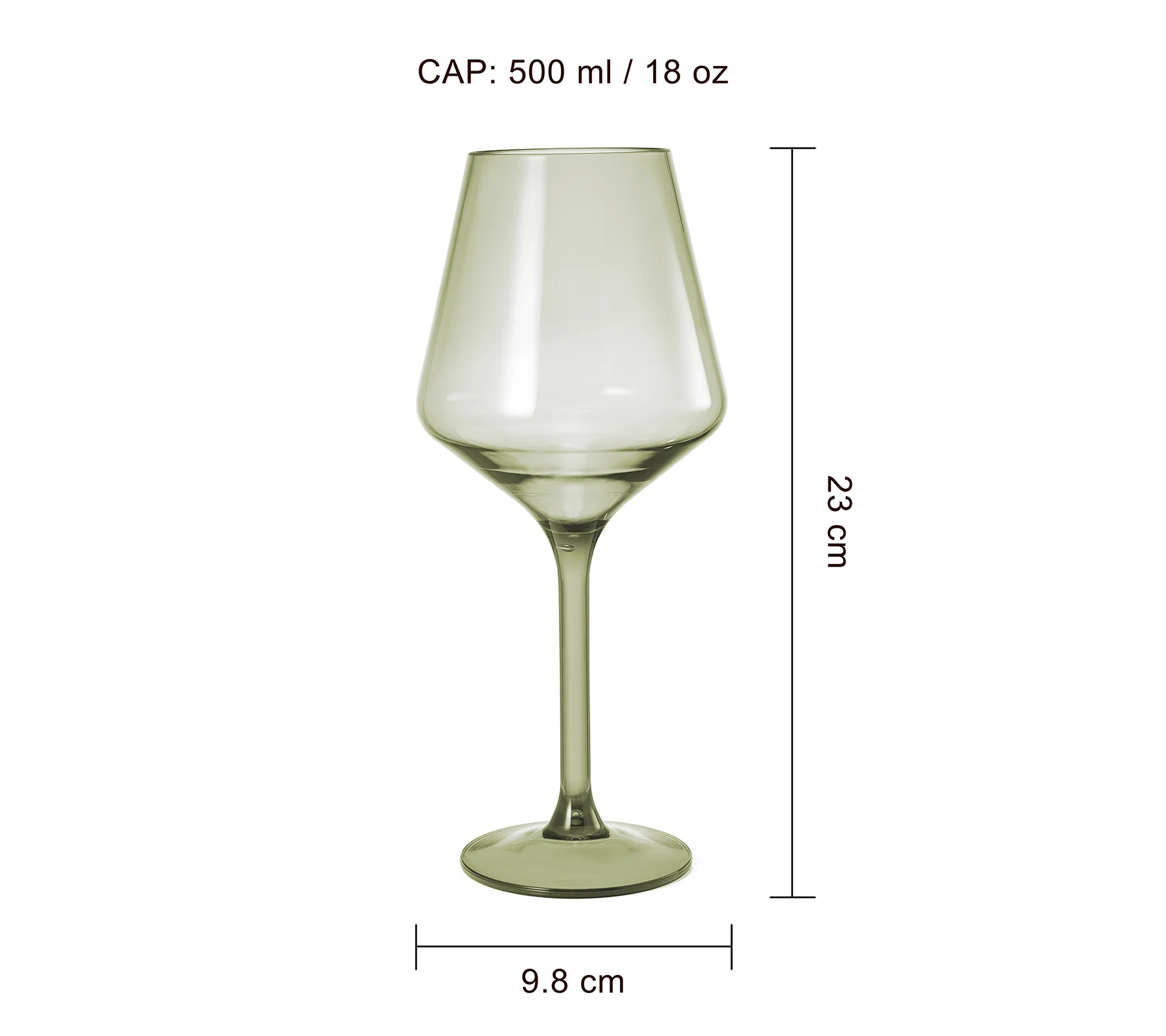 European Style Crystal, Stemmed Wine Glasses | Set of 6 | 15oz - Keen Glass Solutions