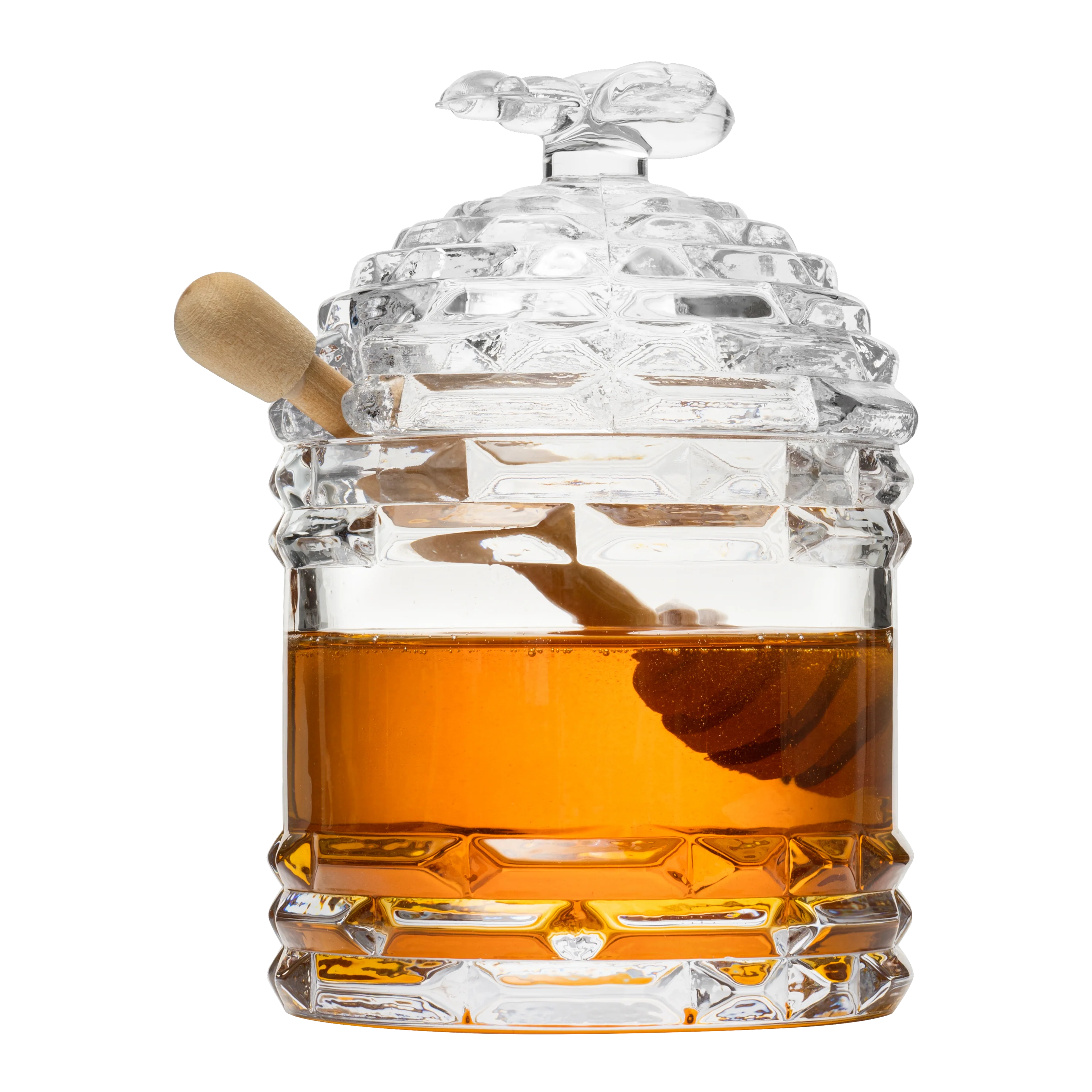 Crystal Bee Honey Dish Jar, Gift 6