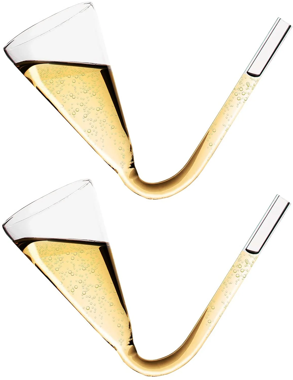 Glass Champagne Shooter Glass Wine - 6 oz - Keen Glass Solutions