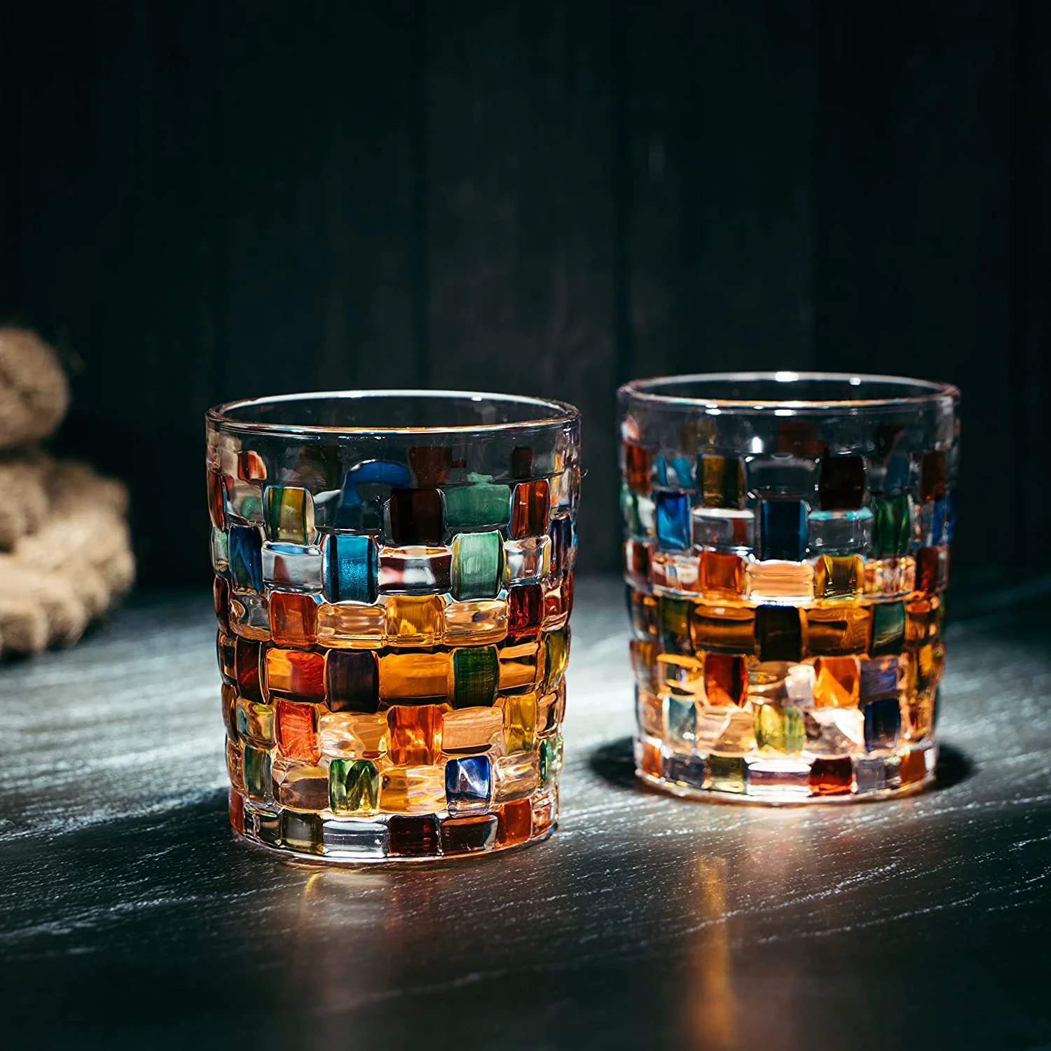 The Wine Savant Artisanal Hand Painted Stained Glass - Keen Glass Solutions