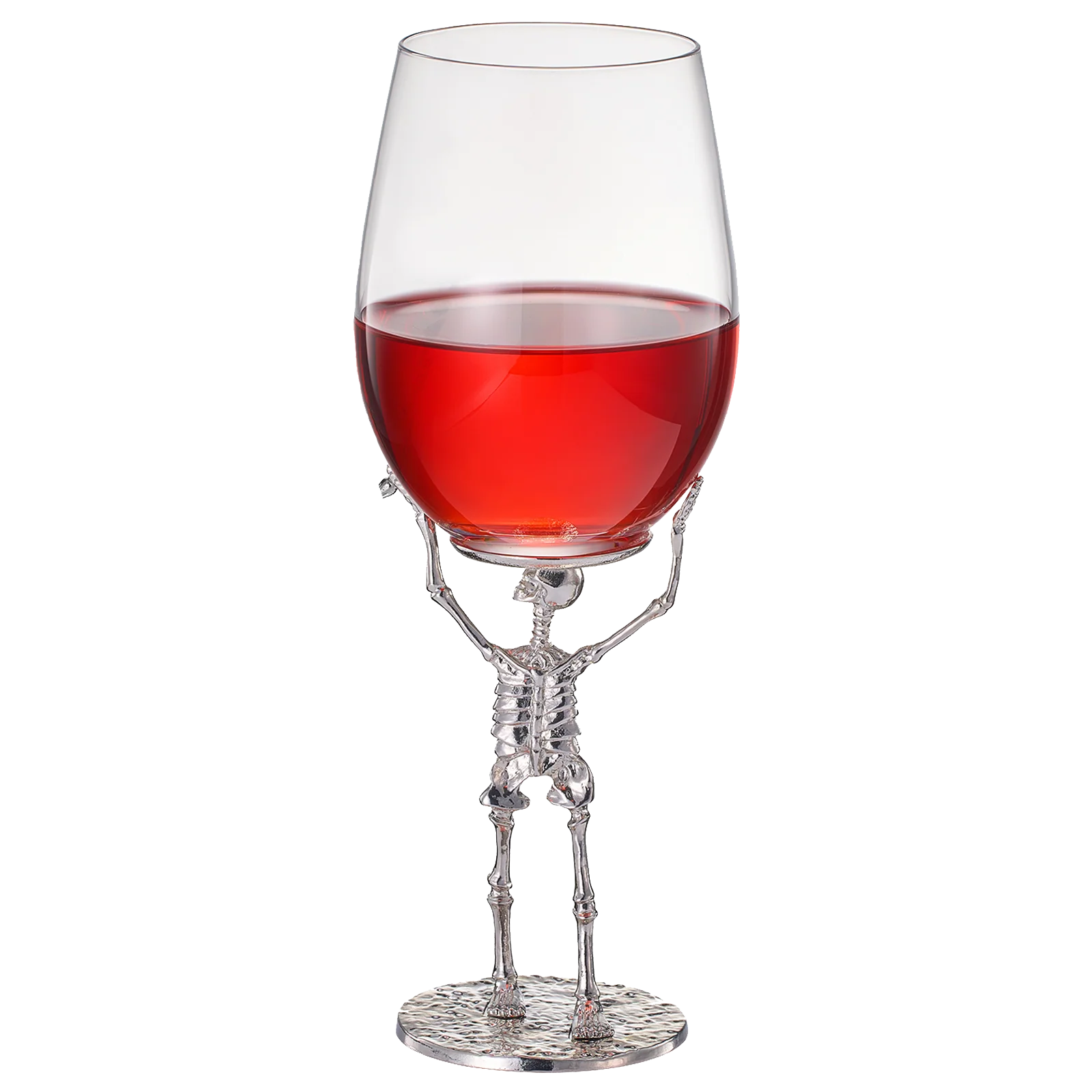 Stemmed Skeleton Wine Glass | SINGLE | 19oz - Keen Glass Solutions