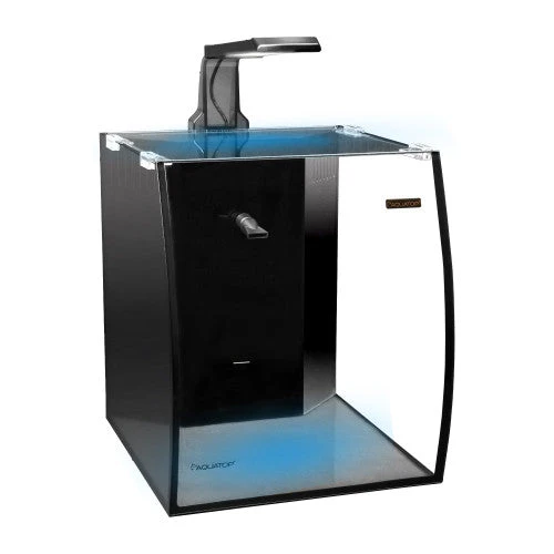 Aquatop Vertical Bowfront Aquarium Kit 5 gal - Keen Glass Solutions