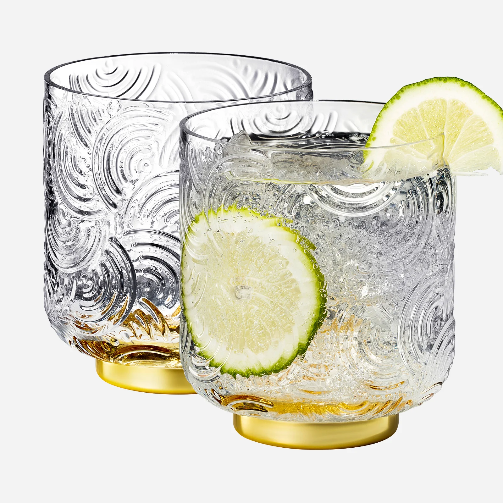 Gatsby Tumbler Drinking Glass | Set of 2 - Keen Glass Solutions