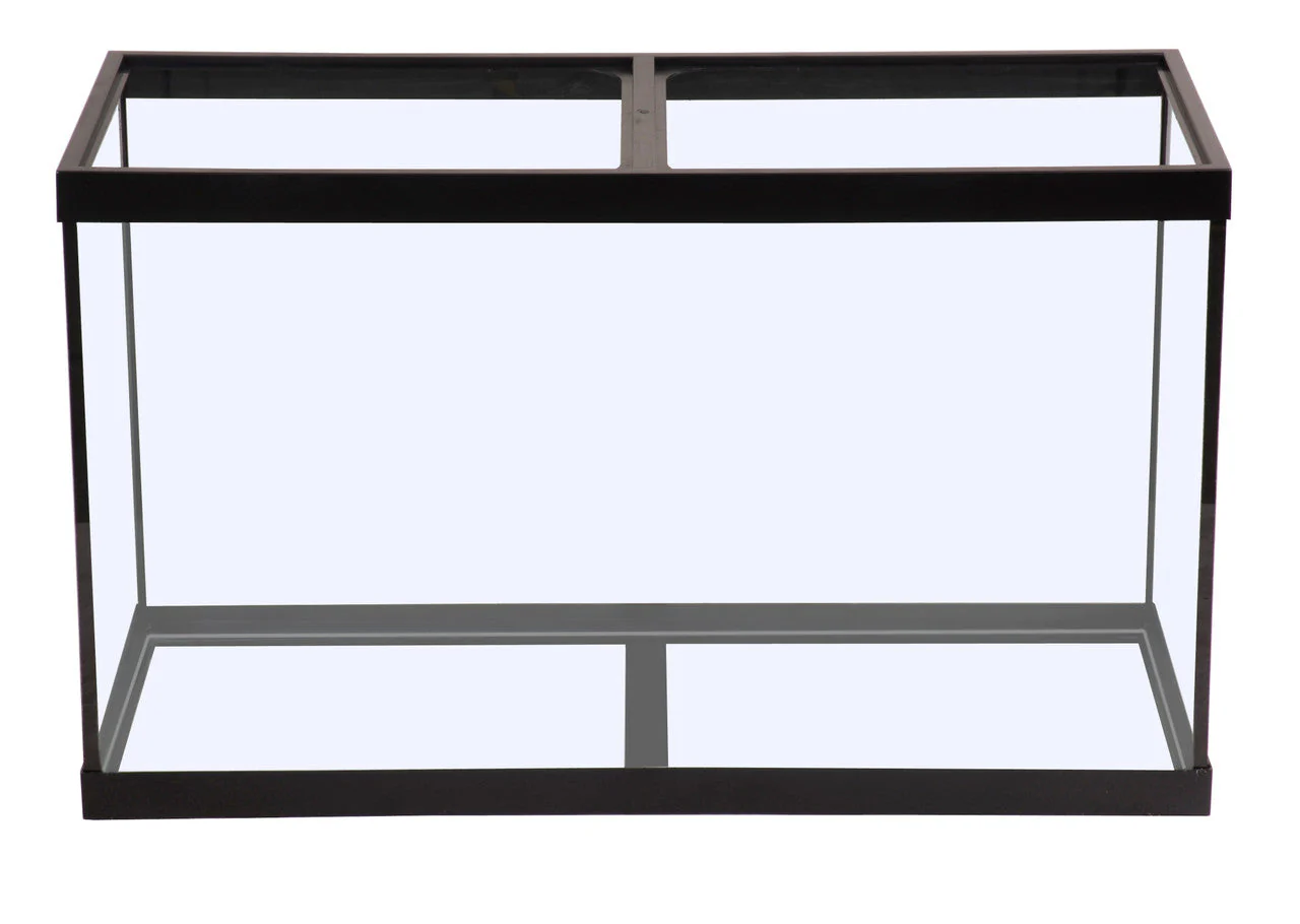Marineland Standard Rectangular Aquarium Tank Clear, Black 110 Gal 48x18x30 in SD-3 - Keen Glass Solutions