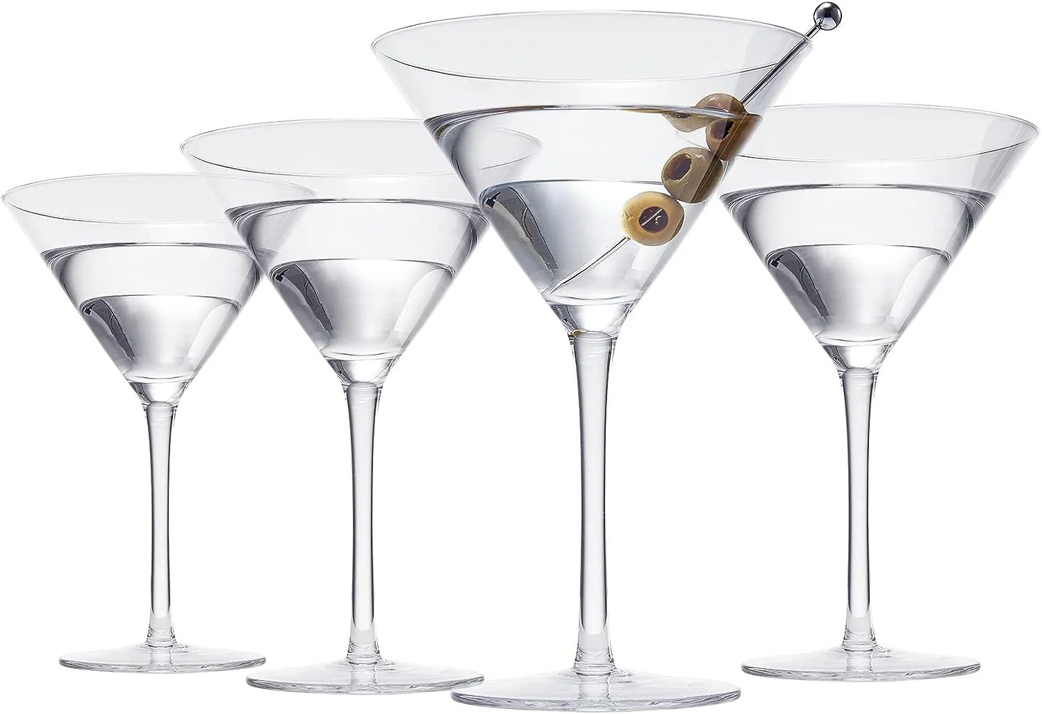 Crystal Martini Glass Set of 4 | 10oz - Keen Glass Solutions