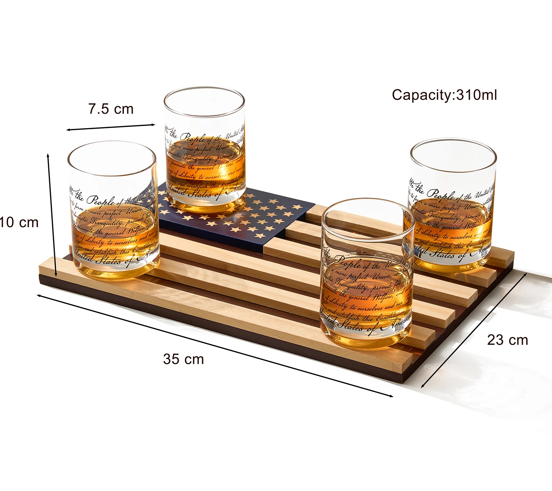 Whiskey Glasses – United States Constitution - Keen Glass Solutions
