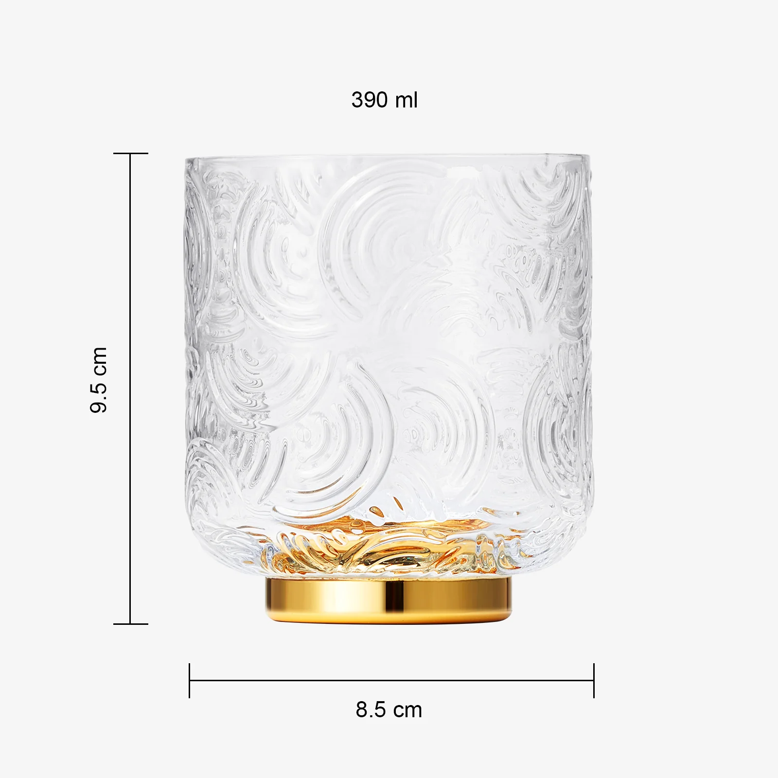Gatsby Tumbler Drinking Glass | Set of 2 - Keen Glass Solutions