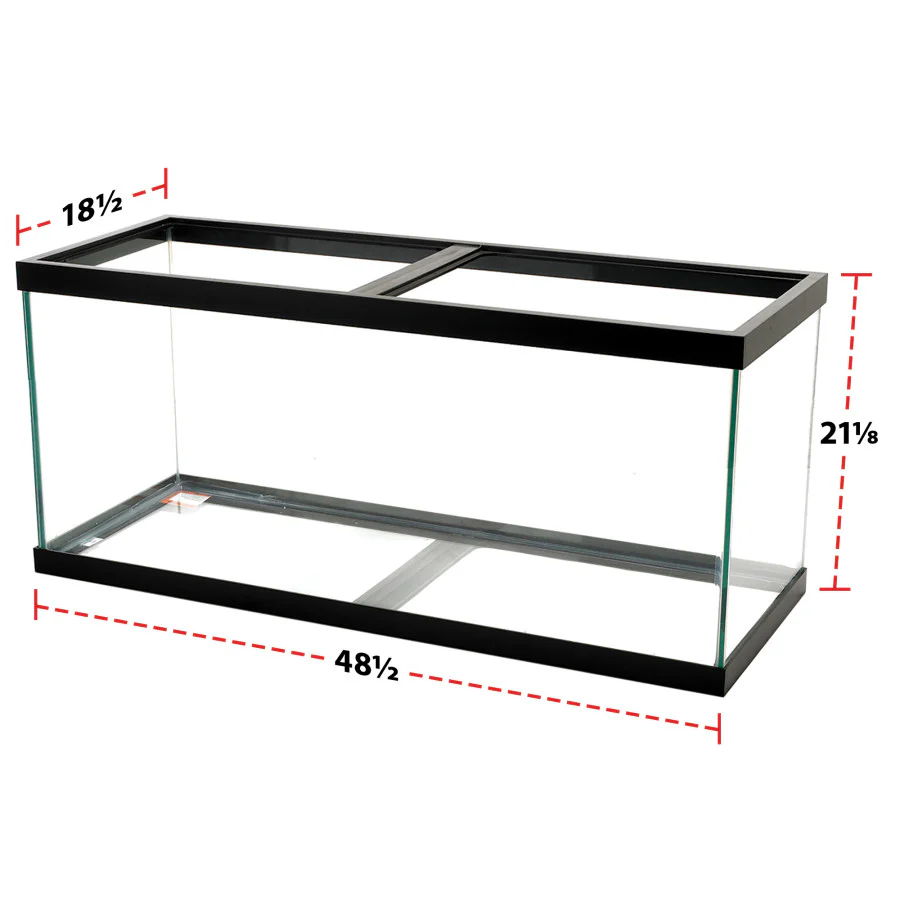 Aqueon Standard Glass Rectangle Aquarium Silicone Black 75 SD-3 - Keen Glass Solutions