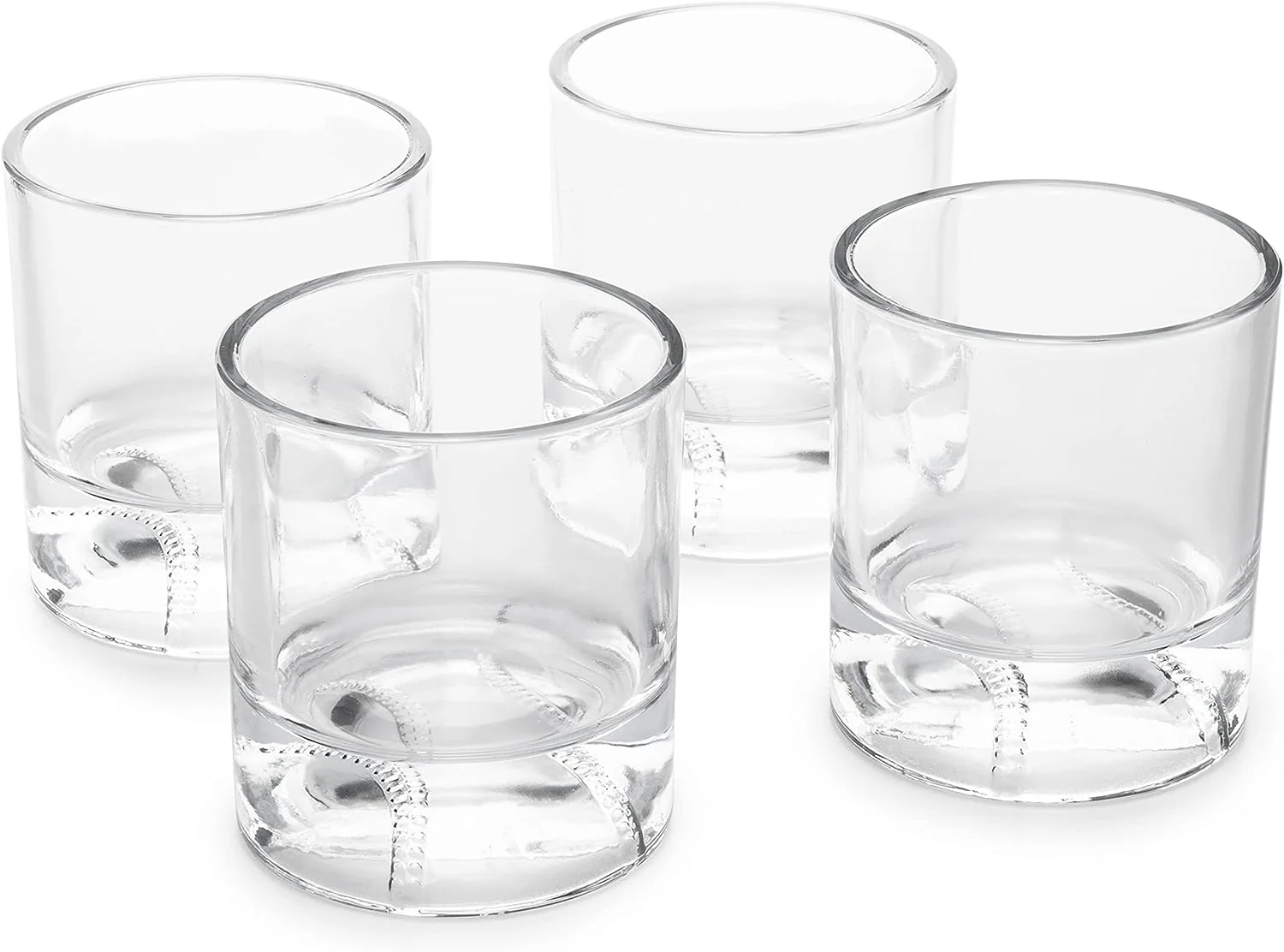 The Wine Savant Baseball Whiskey Glass - 12oz - Keen Glass Solutions