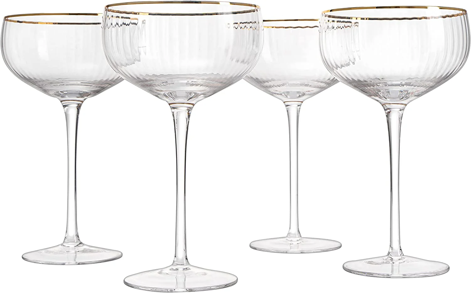 Coupe Cocktail Glasses 7 oz, Set of 4 Classic - Keen Glass Solutions