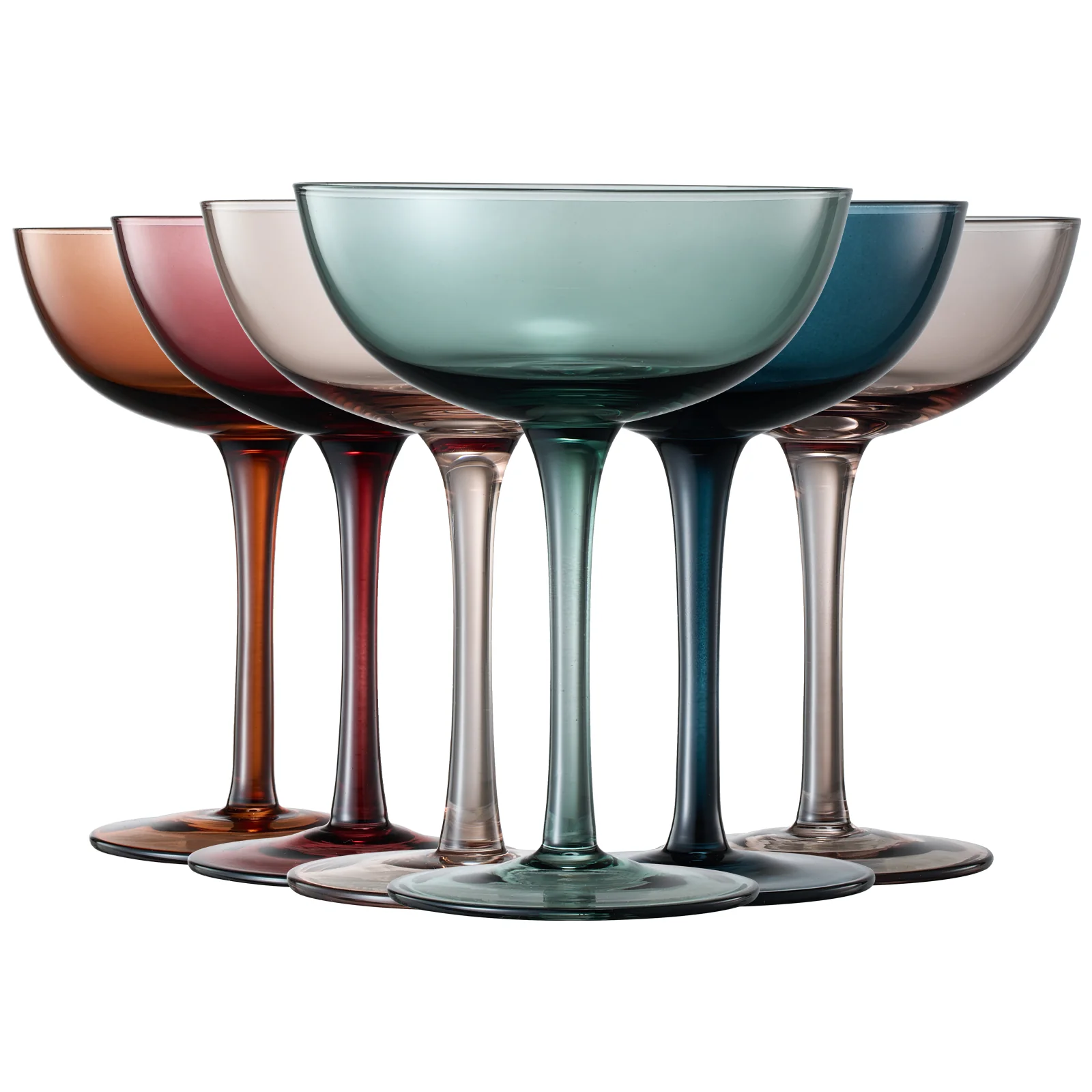 Cocktail & Champagne Coupe Glasses Coupe Cocktail Glasses 7 oz | Set of 6 - Keen Glass Solutions