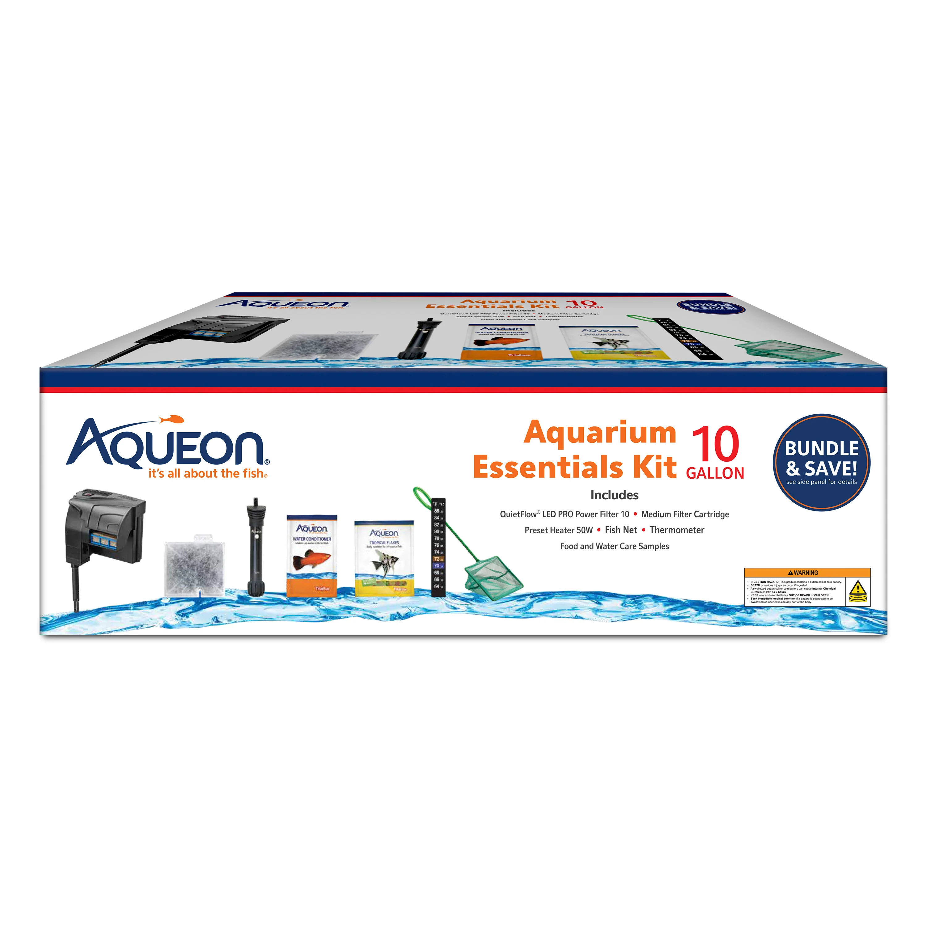 Aqueon Aquarium Essentials Kit 10-gal - Keen Glass Solutions