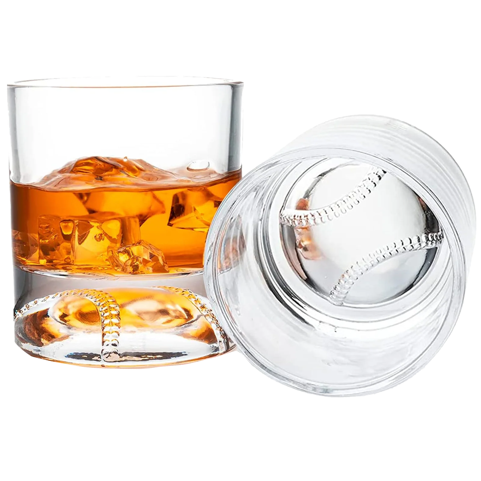 Baseball Whiskey Glass - 12oz - Keen Glass Solutions