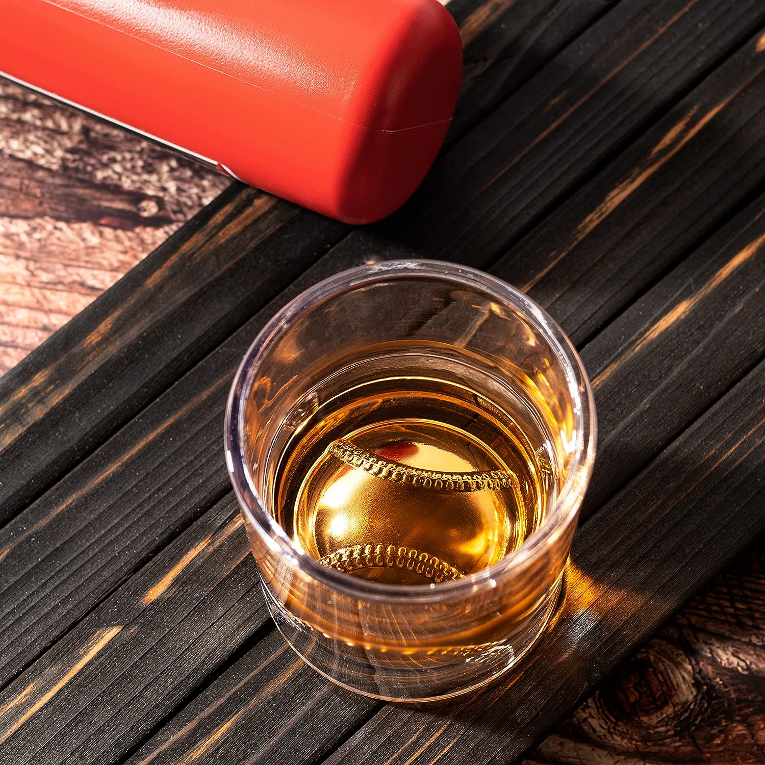 The Wine Savant Baseball Whiskey Glass - 12oz - Keen Glass Solutions