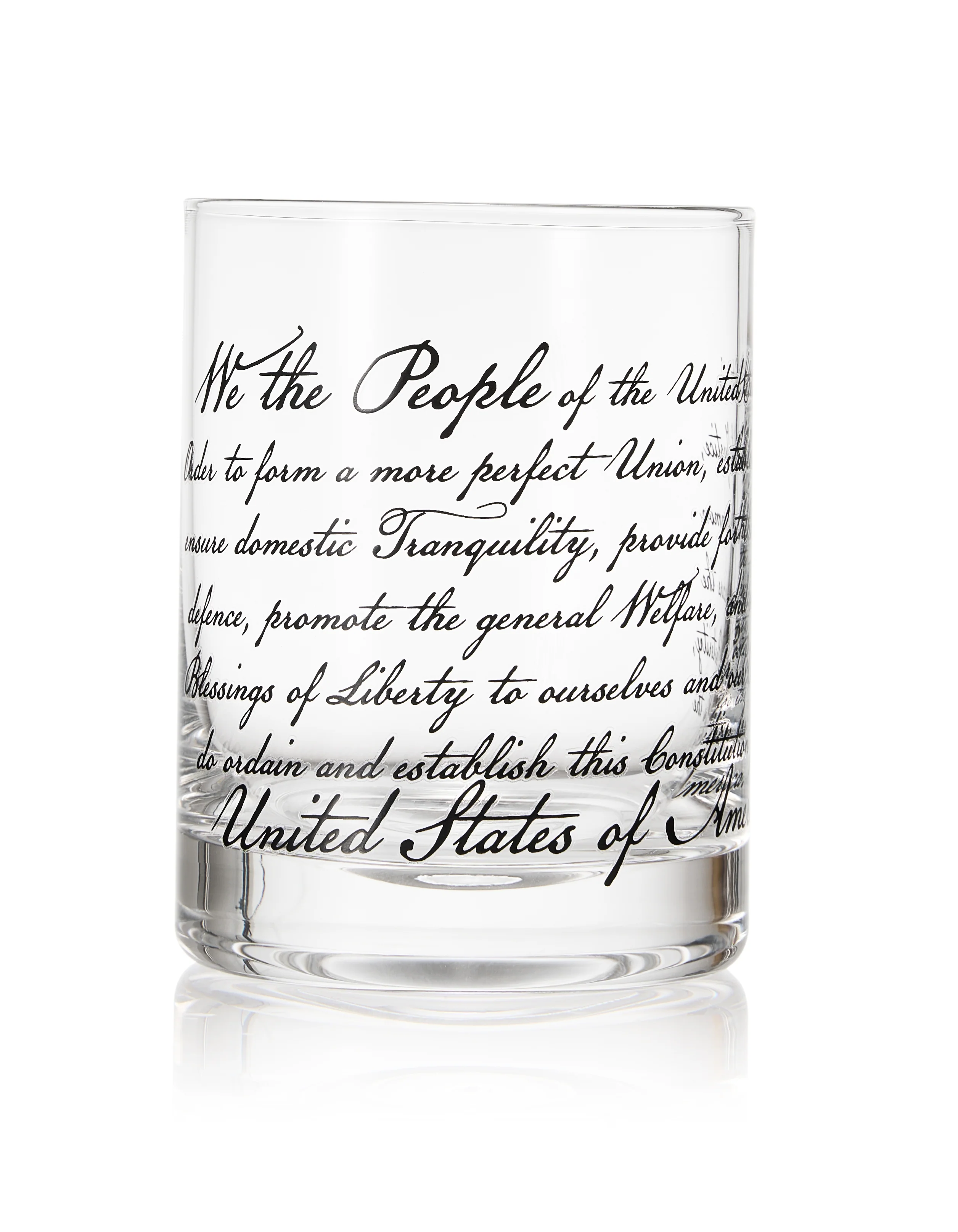 Whiskey Glasses – United States Constitution - Keen Glass Solutions