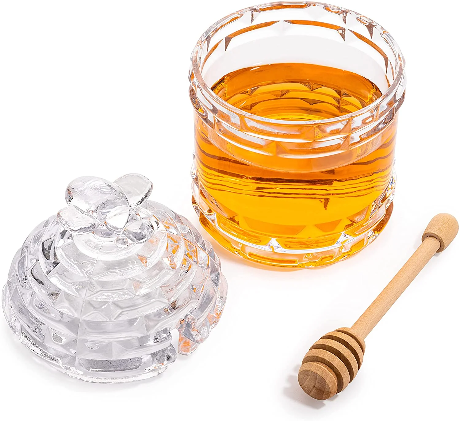 Crystal Bee Honey Dish Jar, Gift 6