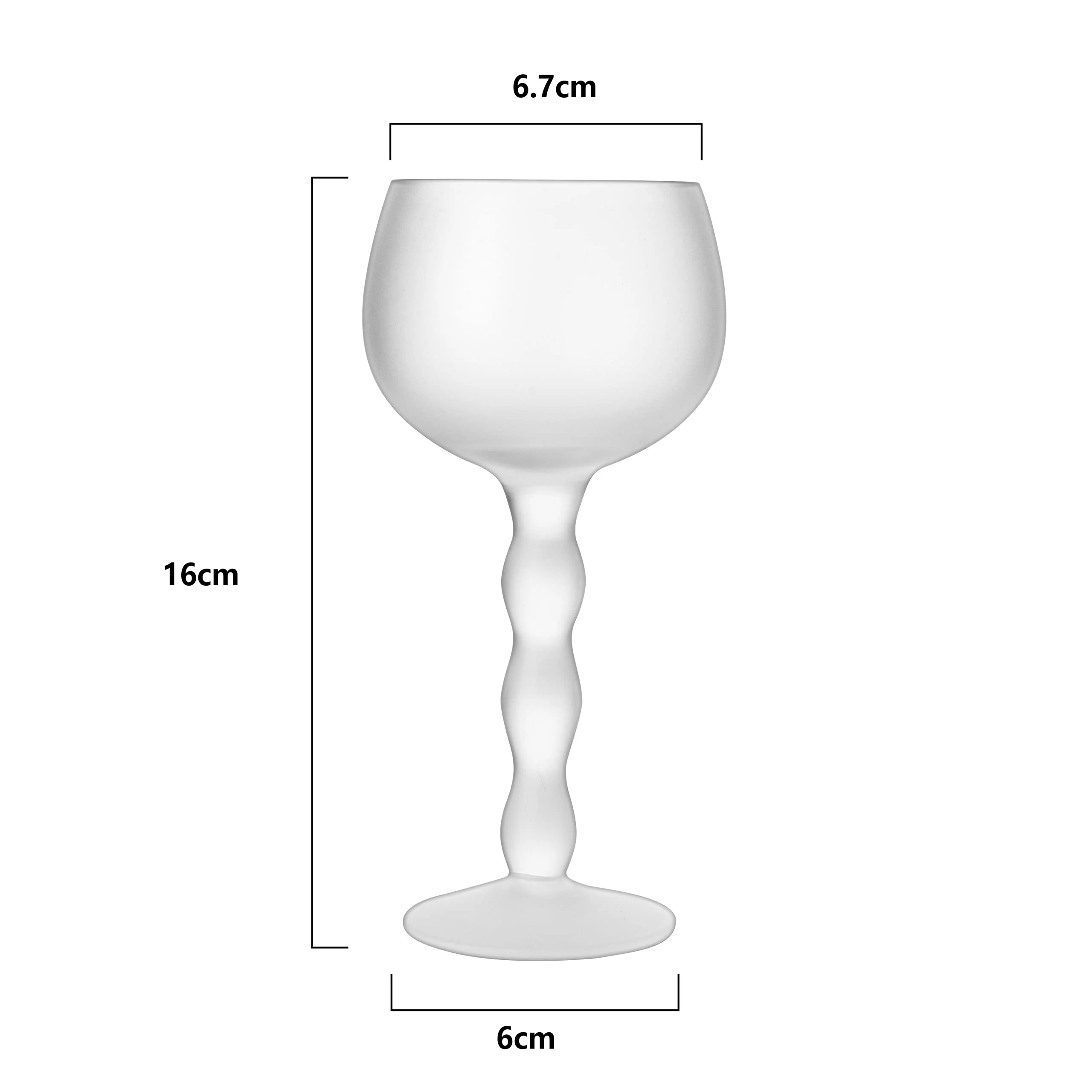 The Wine Savant Aesthetic Cloud Elegant Crystal Wine - 7 oz Rim - Keen Glass Solutions