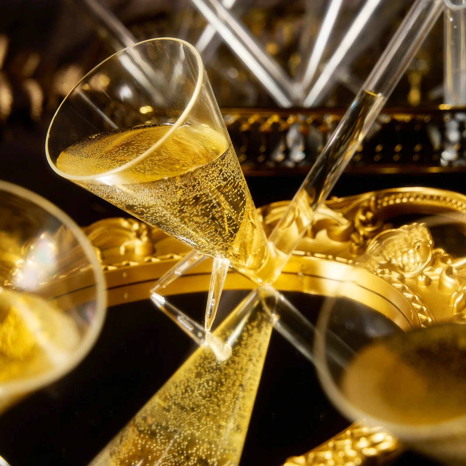 Champagne Shooter, Champagne Flutes Glasses - Keen Glass Solutions