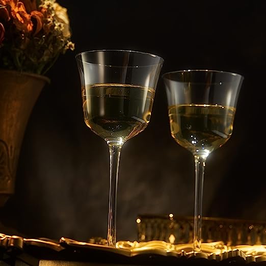 Vintage Crystal Nick & Nora/Wine Coupe Glasses - Set of 2 (5 OZ) - Keen Glass Solutions