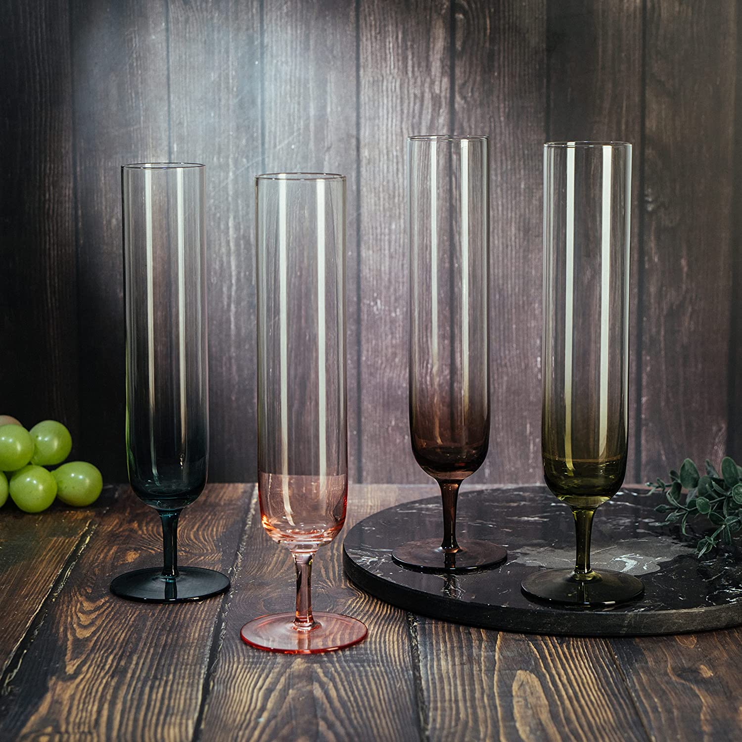 Multicolored Beautiful Champagne Flutes 10