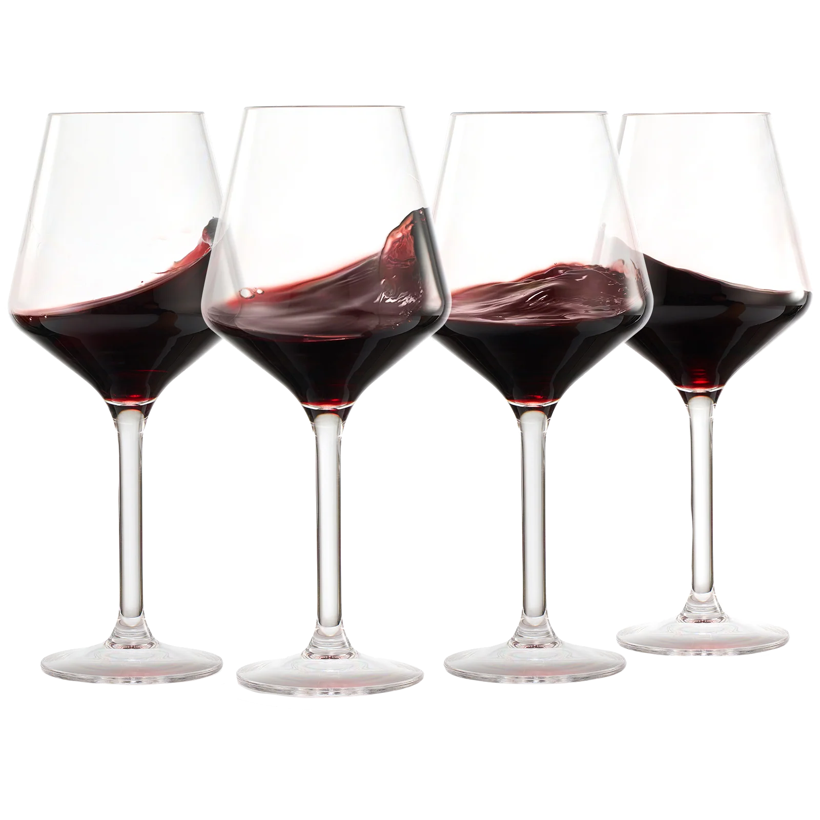 European Style Unbreakable Stemmed Crystal Wine Glasses, | Set of 4 - Keen Glass Solutions