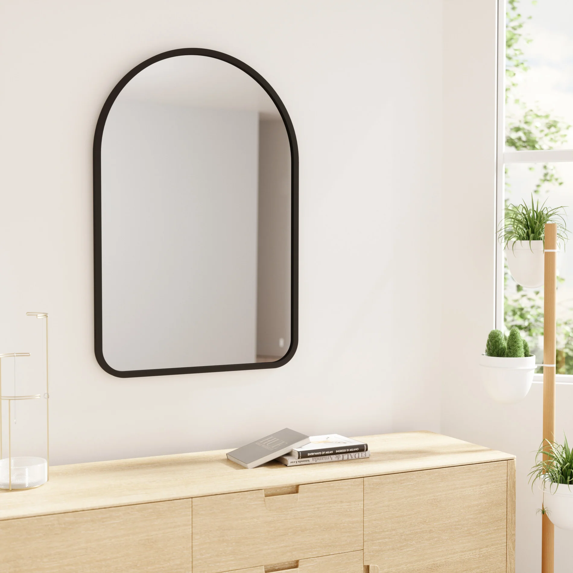 Hub Arched Wall Mirror - Keen Glass Solutions
